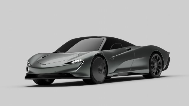 McLaren Speedtail 3D Model .c4d .max .obj .3ds .fbx .stl .blend 