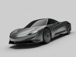 McLaren Speedtail 3D Model