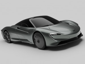 McLaren Speedtail 3D Model