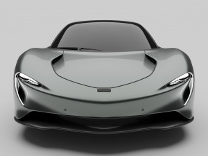McLaren Speedtail 3D Model