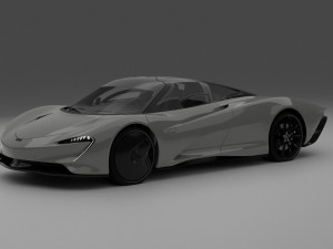 McLaren Speedtail 3D Model