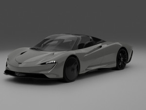 McLaren Speedtail 3D Model