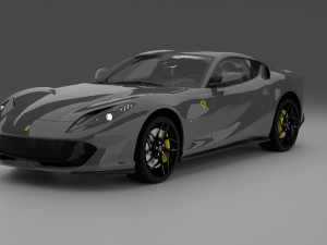 Ferrari 812 Superfast Modelo 3D