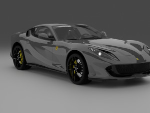 Ferrari 812 Superfast Modelo 3D