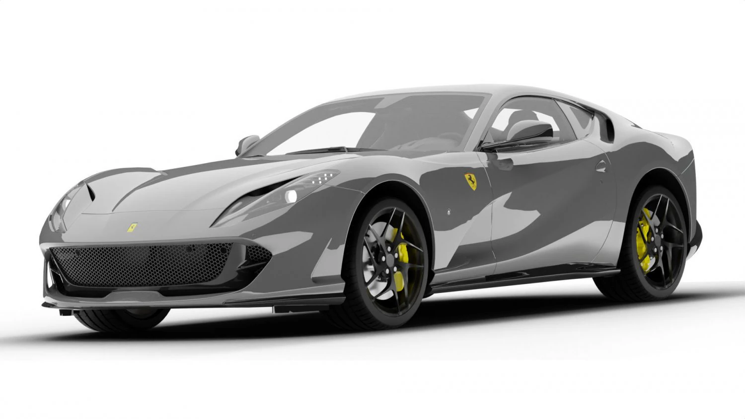 Ferrari 812 Superfast 3D Model .c4d .max .obj .3ds .fbx .stl .blend