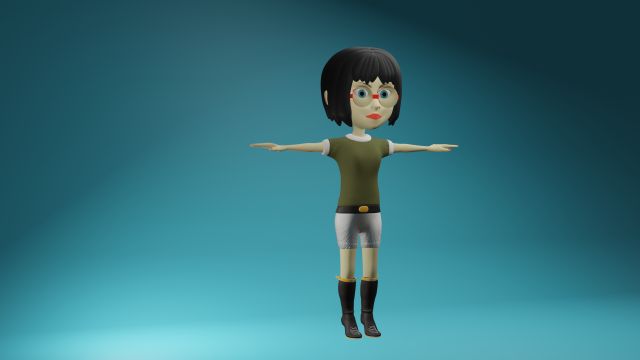 3d lora character Model 3D .c4d .max .obj .3ds .fbx .stl .blend 