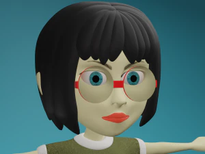 personagem lora 3d Modelo 3D