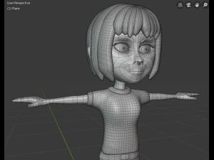 personagem lora 3d Modelo 3D