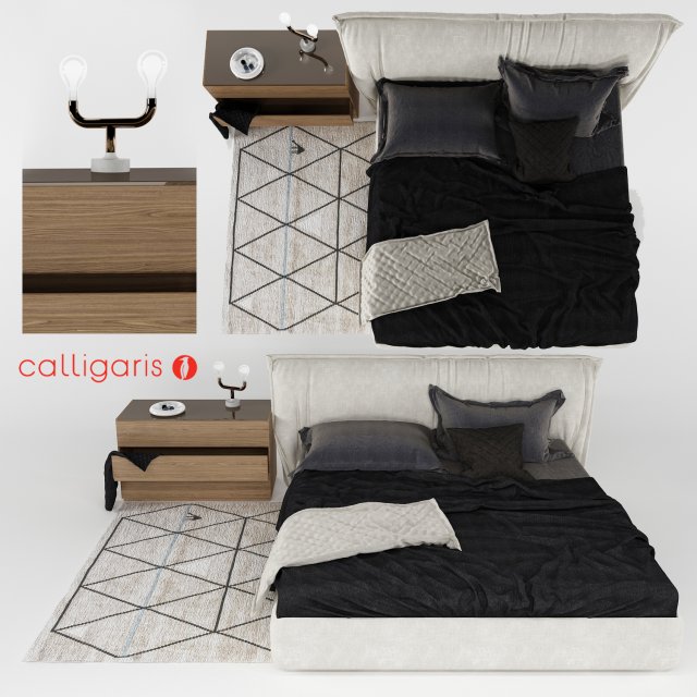 calligaris 3D 모델 .c4d .max .obj .3ds .fbx .stl .blend 