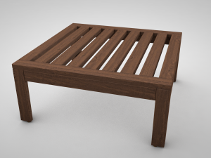 table-stool eplaro ikea 3D 모델