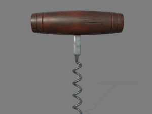Wine corkscrew 3D मॉडल