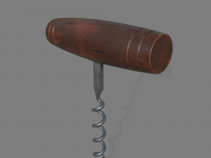 Wine corkscrew 3D मॉडल
