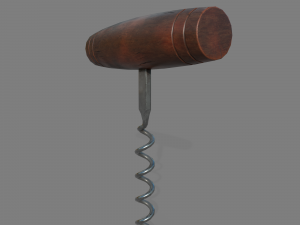 Wine corkscrew 3D मॉडल