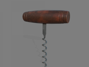 Wine corkscrew 3D मॉडल