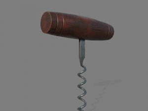 Wine corkscrew 3D मॉडल