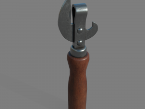 Tin-opener Model 3D