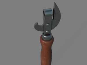 Tin-opener Model 3D