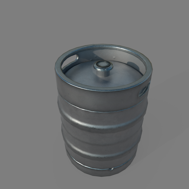 Beer barrel 3Dモデル .c4d .max .obj .3ds .fbx .stl .blend 