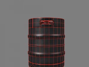 Beer barrel 3D Model