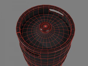 Beer barrel 3D Model