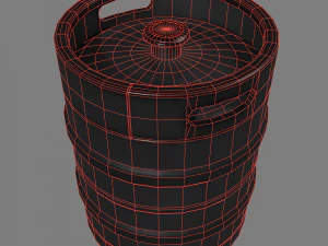 Beer barrel 3D Model