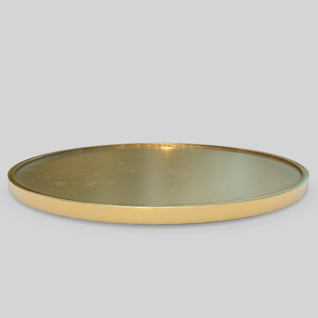Simple gold coin Modèle 3D .c4d .max .obj .3ds .fbx .stl .blend 