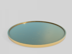 Simple gold coin Modèle 3D