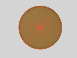 Simple gold coin Modèle 3D