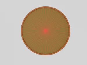 Simple gold coin 3D Model