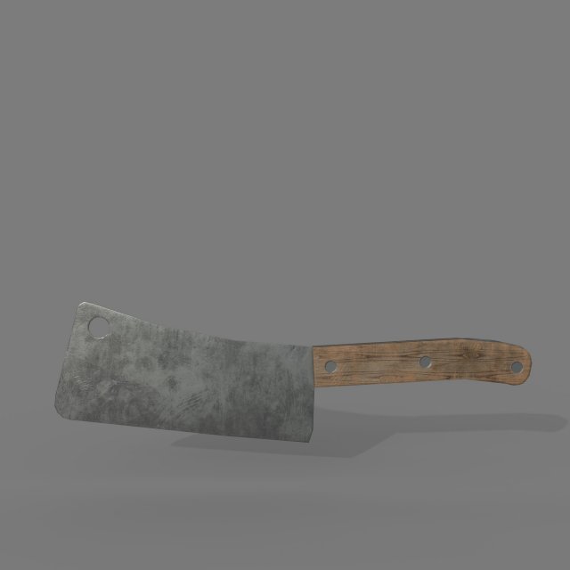 Cleaver Model 3D .c4d .max .obj .3ds .fbx .stl .blend 
