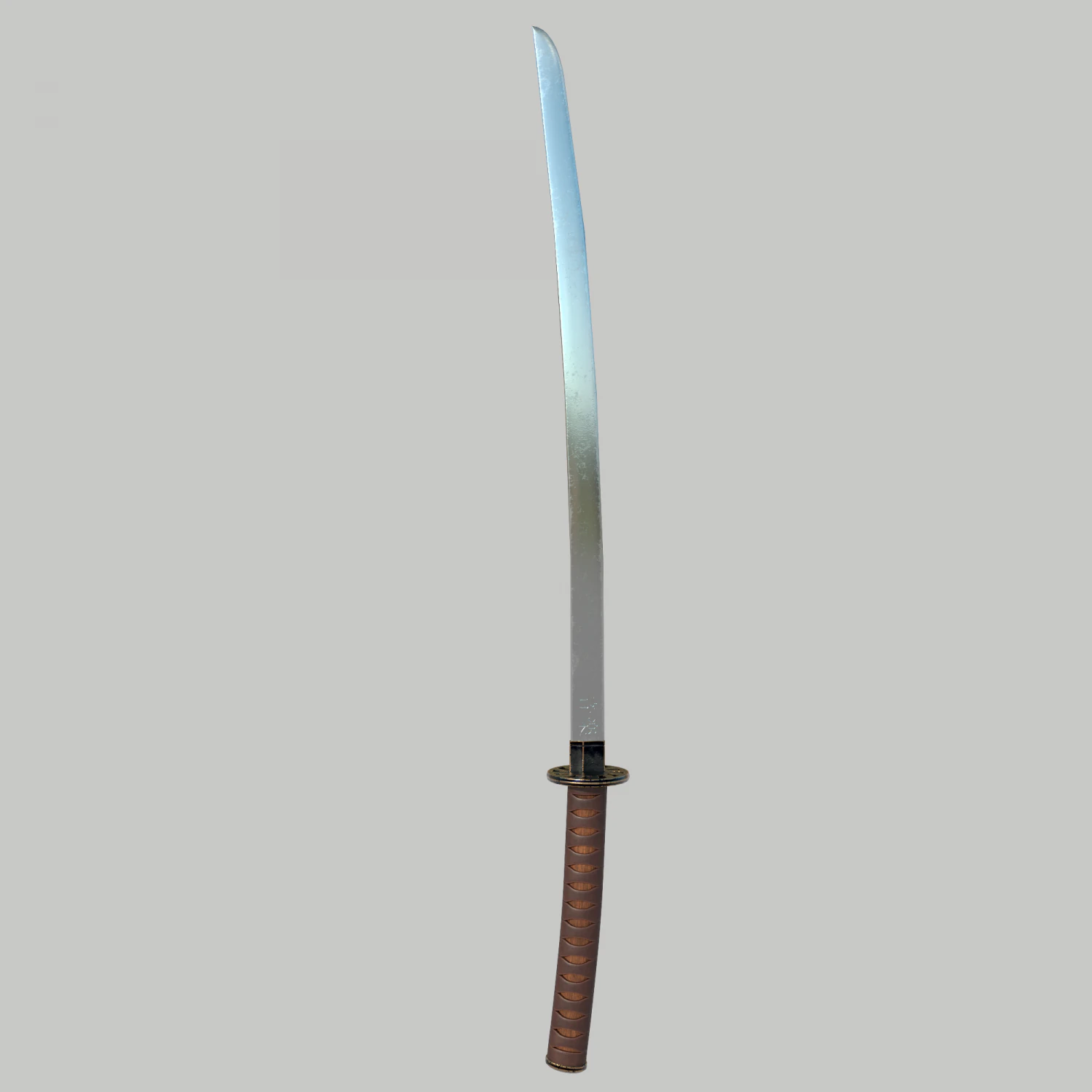 Samurai katana 3D Model .c4d .max .obj .3ds .fbx .stl .blend 