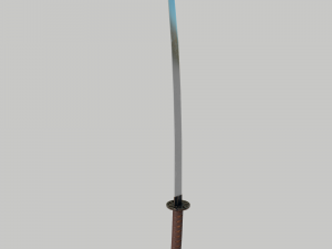 Samurai katana Modello 3D