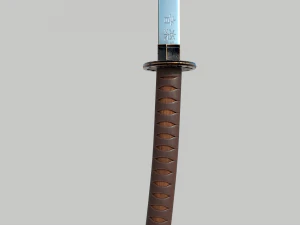 Samurai katana 3D Model