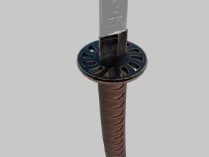 Samurai katana 3D Model