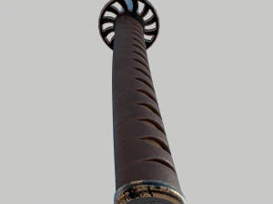 Samurai katana 3D Model
