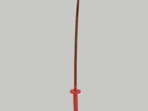 Samurai katana Modello 3D