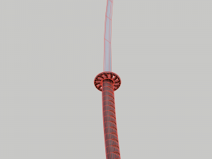 Samurai katana Modello 3D