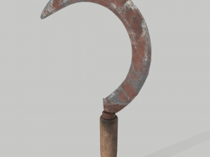 Rusted sickle 3D Model