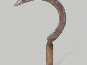Rusted sickle 3D 模型
