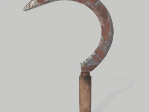 Rusted sickle 3D Model