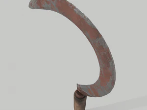 Rusted sickle 3D Model
