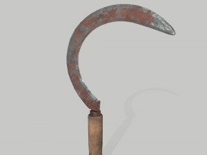 Rusted sickle 3D 模型