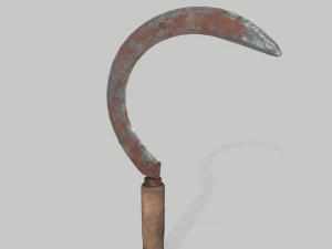 Rusted sickle 3D Model
