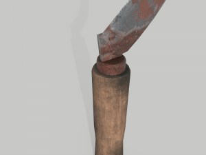 Rusted sickle 3D 模型