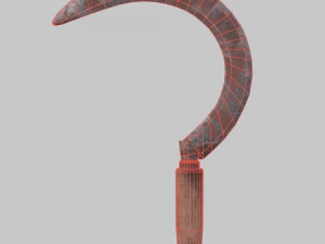 Rusted sickle 3D Model