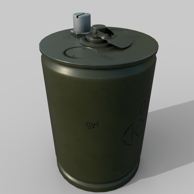Mine OZM 72 3D in 3DExport