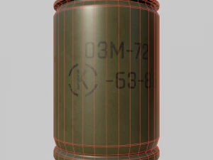 Мина ОЗМ-72 3D Модель