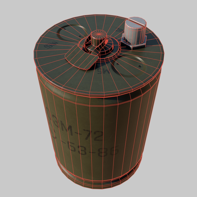 Mine OZM 72 3D in 3DExport