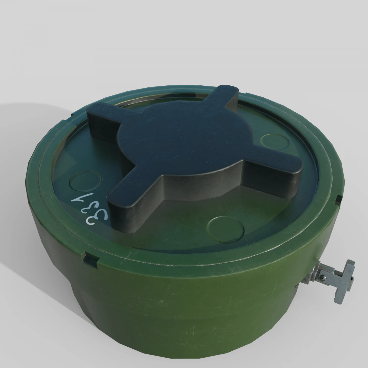 Mine PMN-2 3D Model .c4d .max .obj .3ds .fbx .stl .blend 