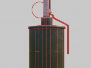 Grenade RG 42 Modelo 3D